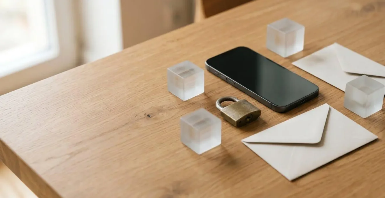 Métaphore visuelle de la protection des données personnelles sur les réseaux sociaux