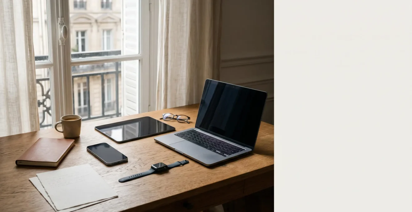 Dispositifs Apple interconnectés avec protection de sécurité en environnement français contemporain