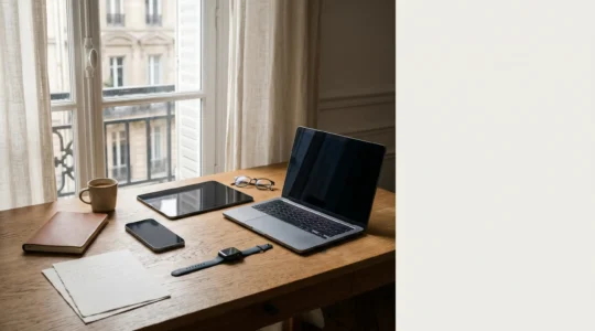 Dispositifs Apple interconnectés avec protection de sécurité en environnement français contemporain